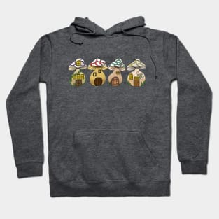 Fairy Mushroom Village Hoodie